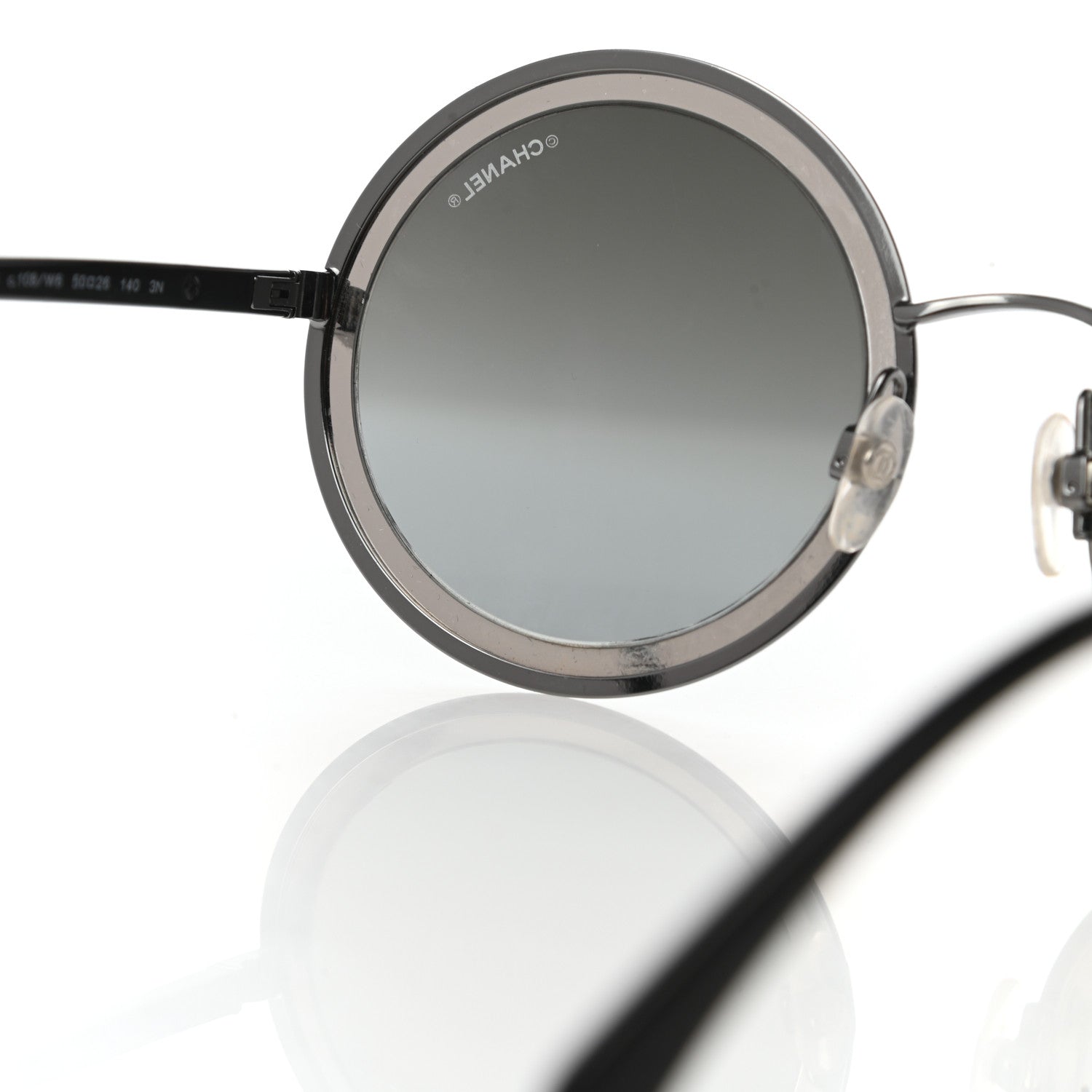 Chanel Round Sunglasses 4226 Black 8 of 8