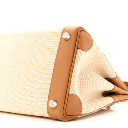 Hermes Toile H Swift Birkin 25 Sesame 10 of 11