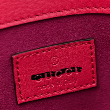 Gucci Canvas Calfskin Crystal GG Monogram Snakeskin Mini Horsebit 1955 Shoulder Bag Pink 6 of 10