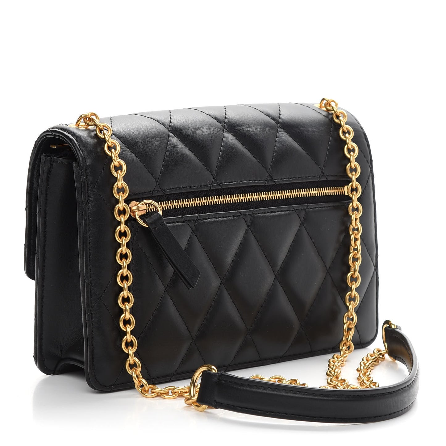 Small Quilted Calfskin Small Darley Black