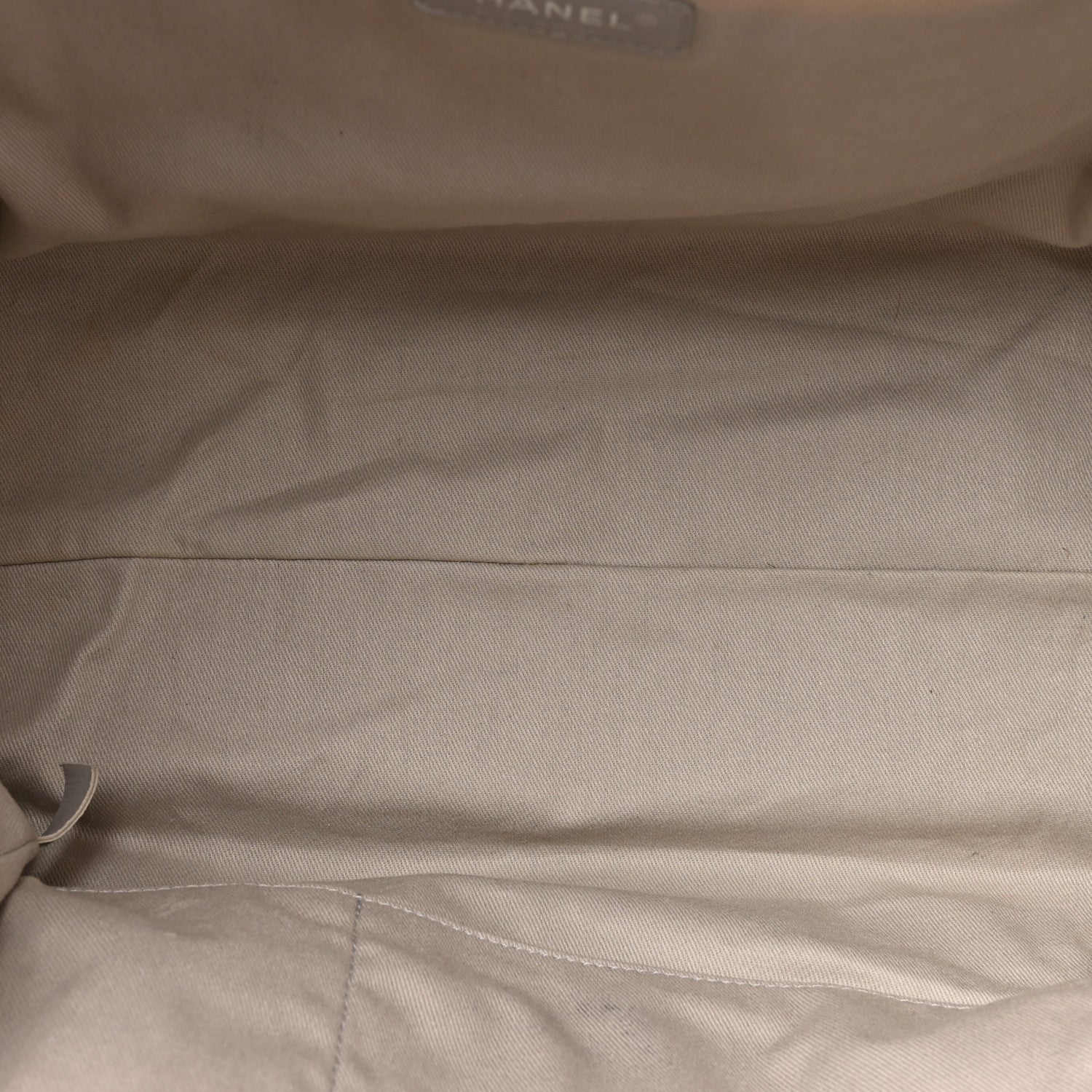 Chanel Glazed Calfskin Large Deauville Tote Blue 5 of 14