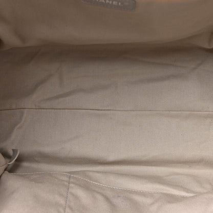 Chanel Glazed Calfskin Large Deauville Tote Blue 5 of 14