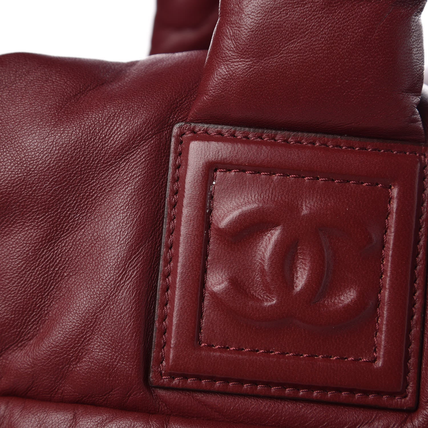 Chanel Lambskin Quilted Large Coco Cocoon Reversible Tote Black 16 of 17