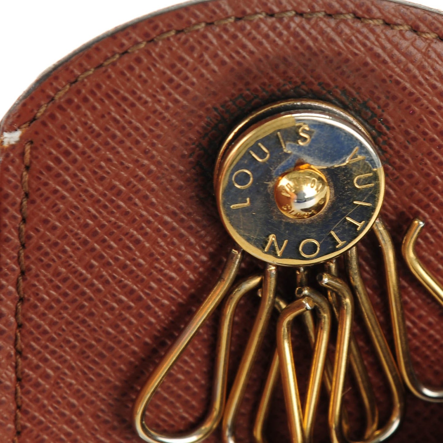Monogram Round Key Holder GM