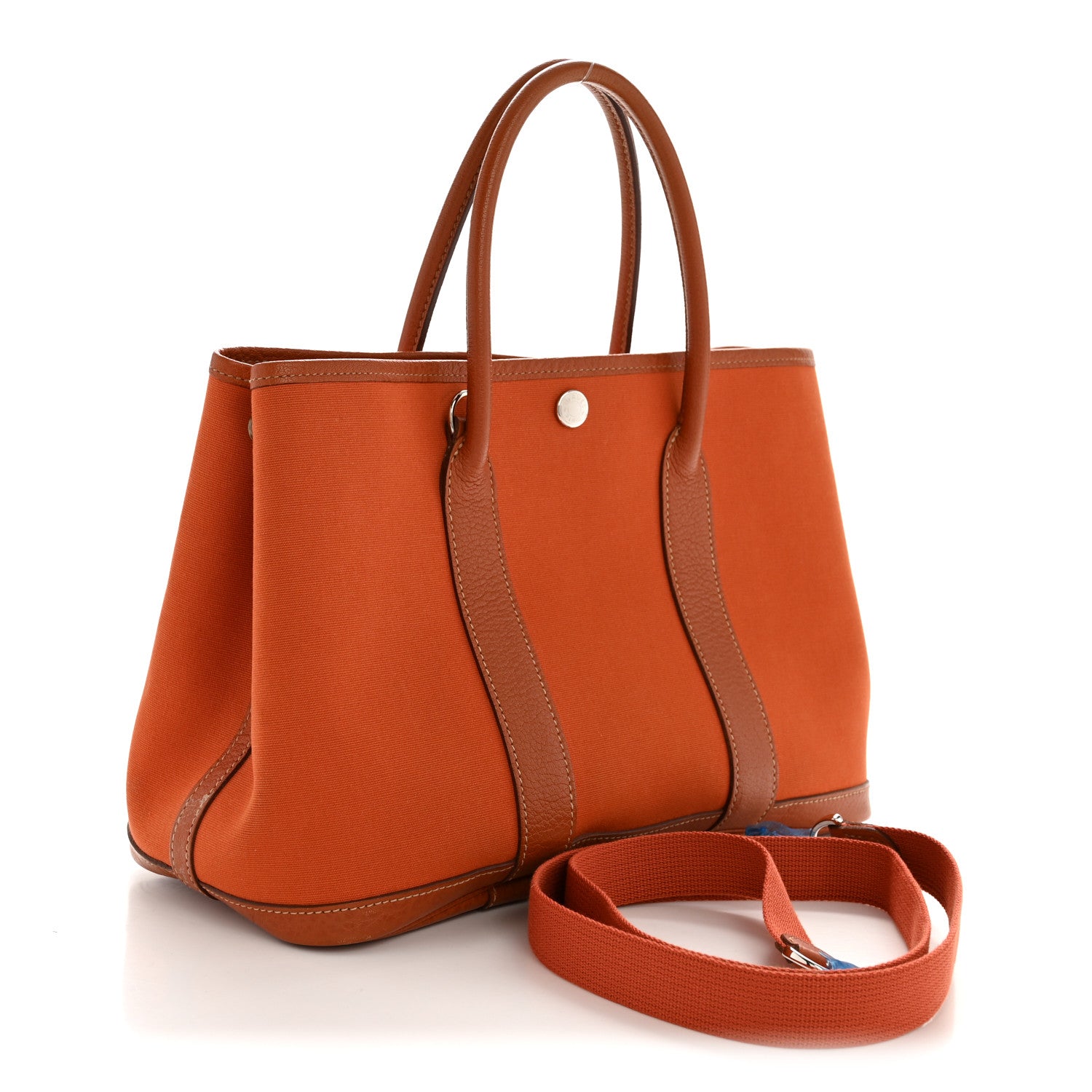 Hermes Toile Buffle Garden Party 30 TPM Potiron 3 of 11