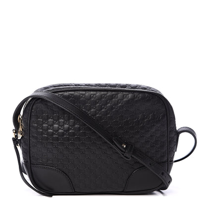Gucci Microguccissima Mini Bree Messenger Bag Black 1 of 14