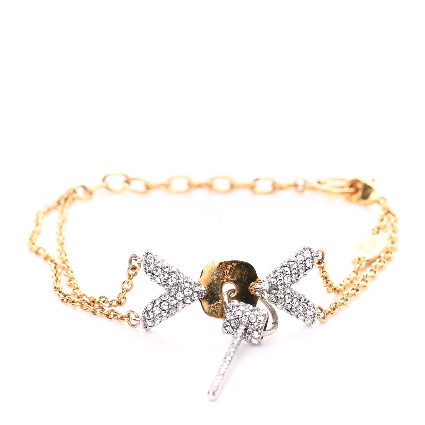 Swarovski Essential V Strass Bracelet Gold