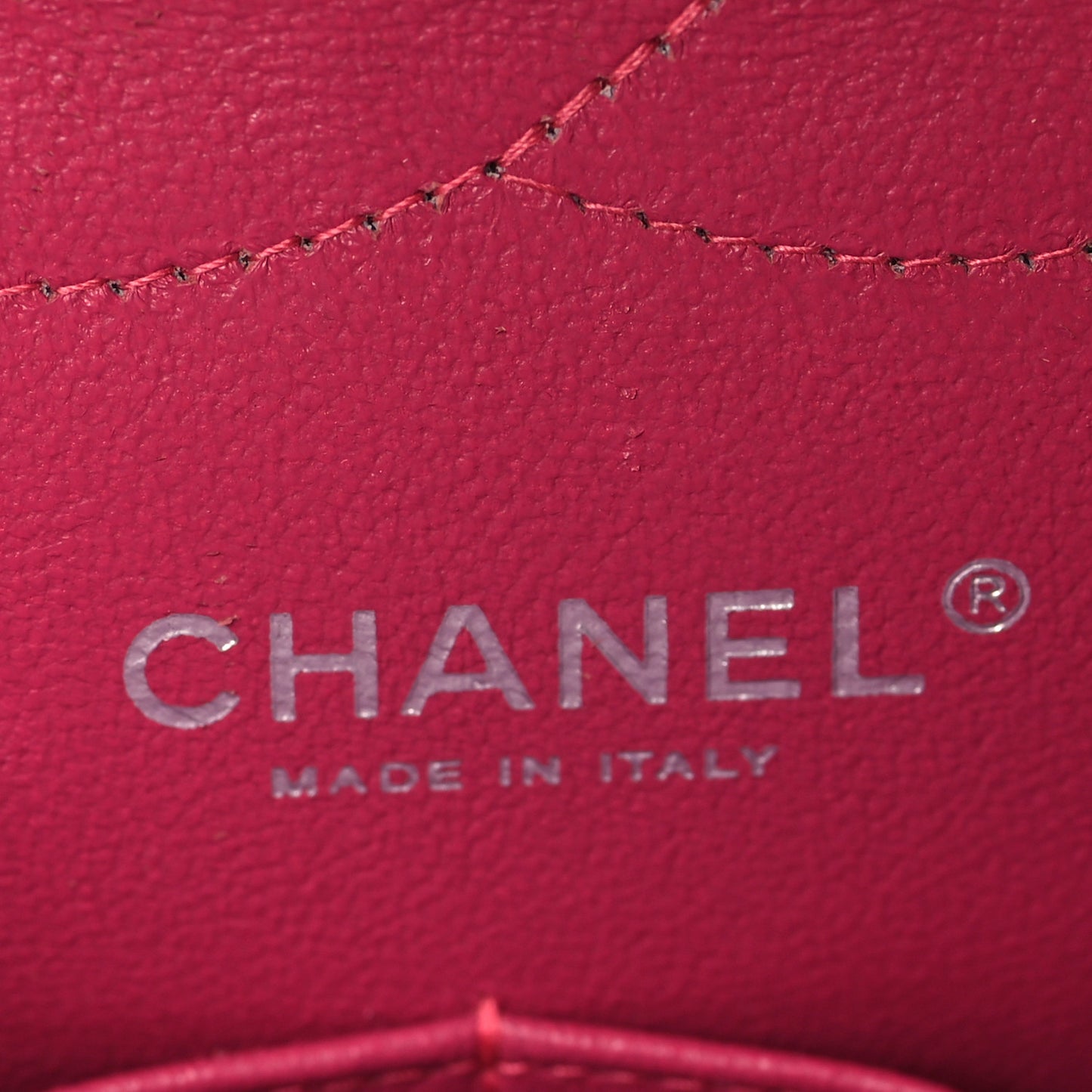 Patent Quilted Jumbo Double Flap Red