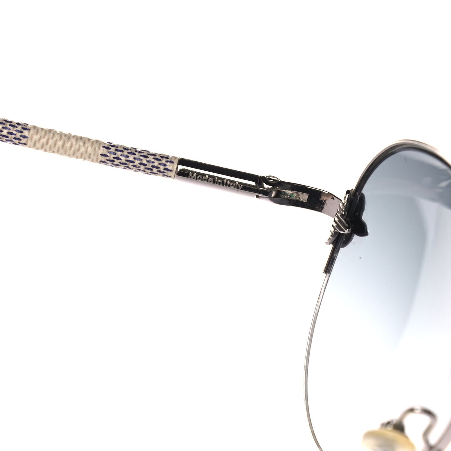 Damier Azur Petite Viola Pilote Aviator Sunglasses Z0570U