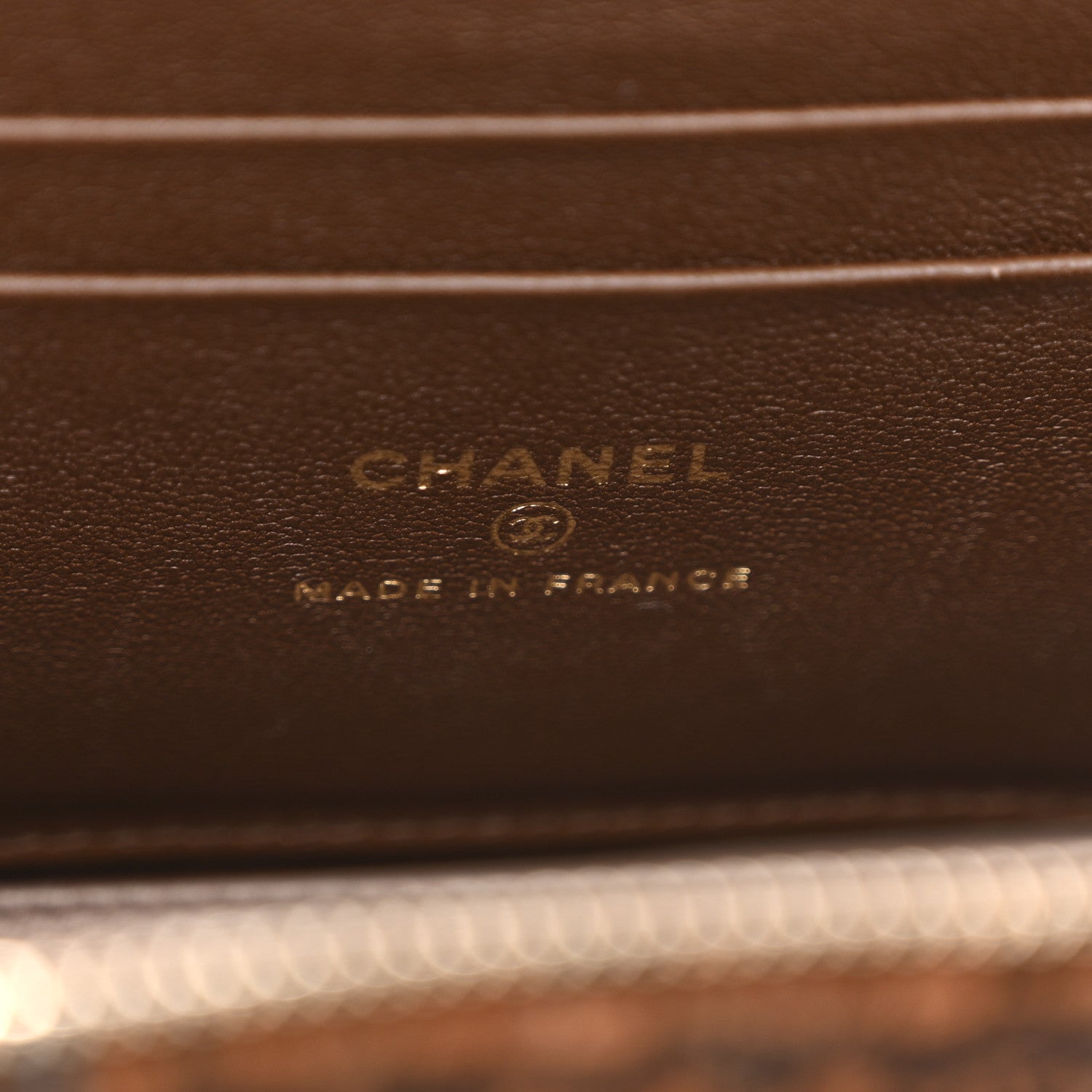 Chanel Tweed Small Top Handle Vanity Case With Chain Brown Multicolor 6 of 13