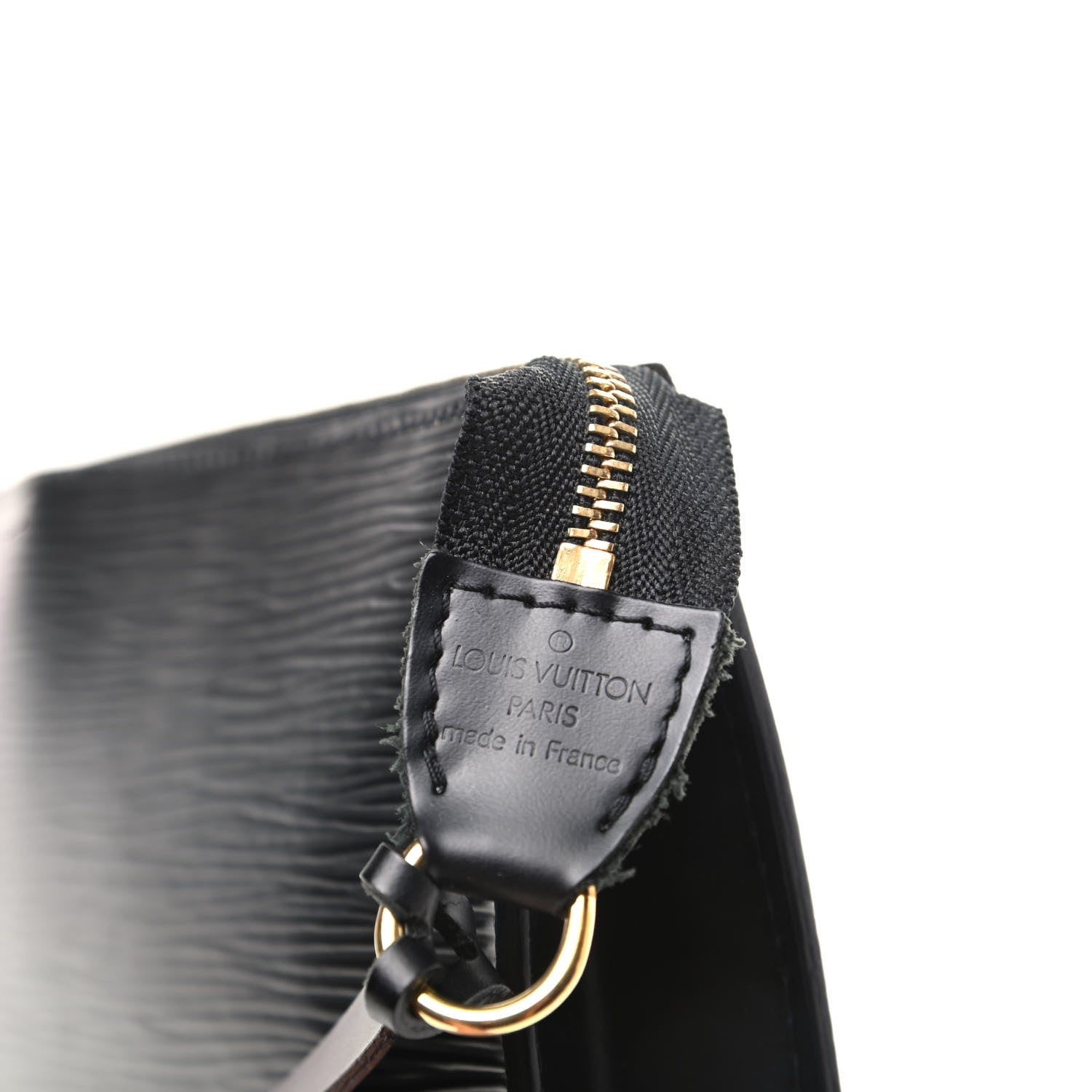 Louis Vuitton Epi Pochette Accessories 24 Black 6 of 8