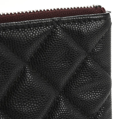 Chanel Caviar Quilted Medium Cosmetic Case Black 9 of 11