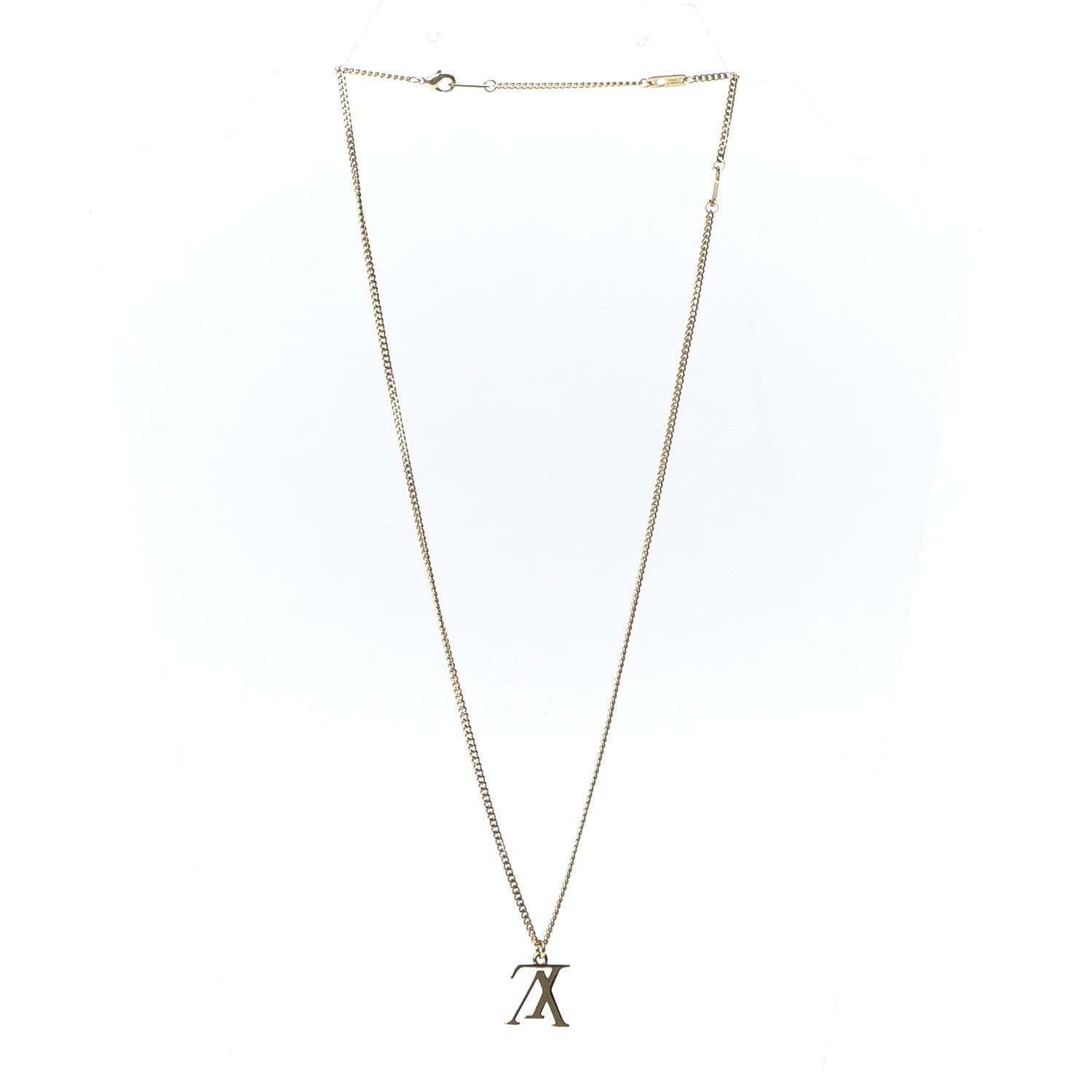Louis Vuitton LV Upside Down Necklace Gold 734813 – FASHIONPHILE