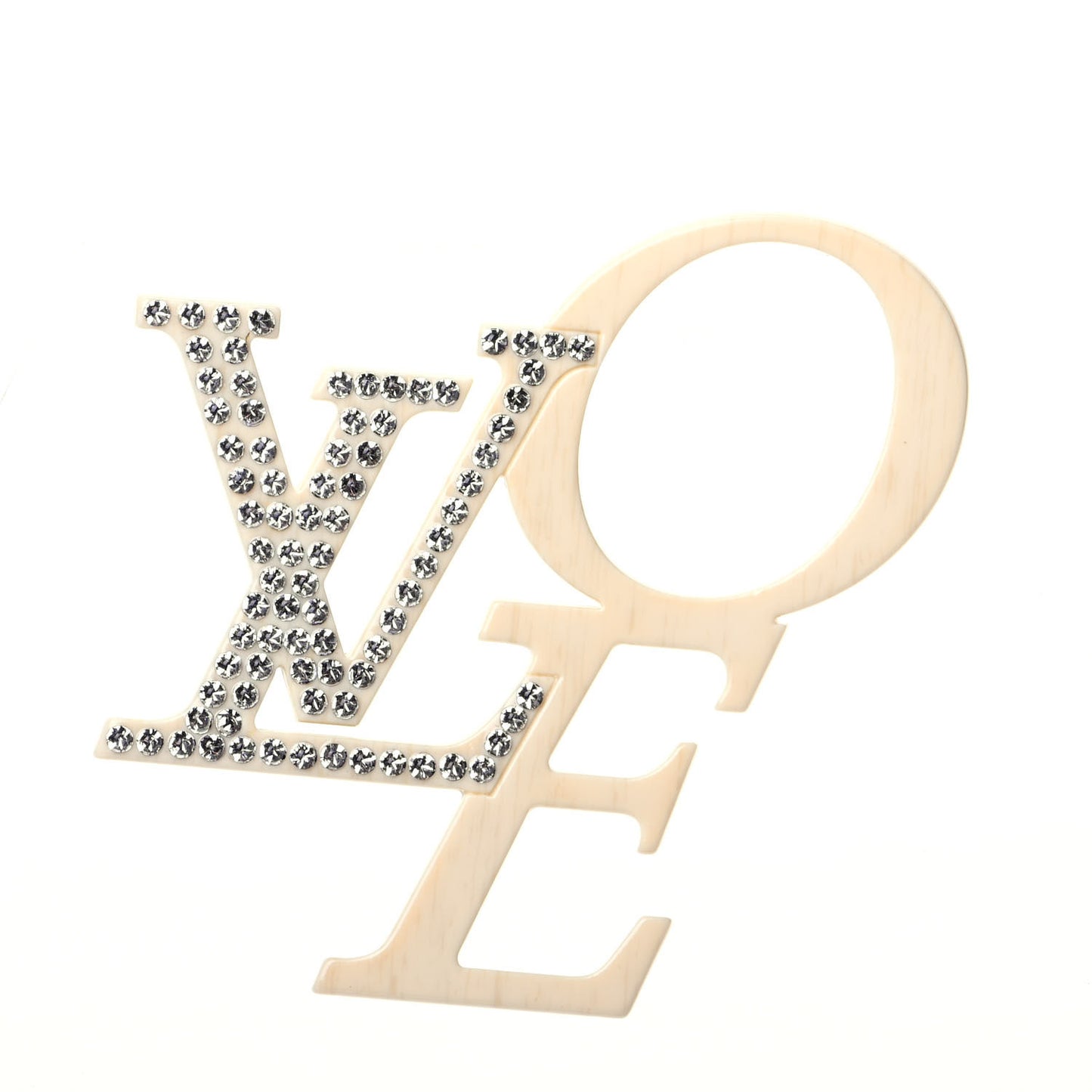Swarovski Crystal Love LVoe Brooch