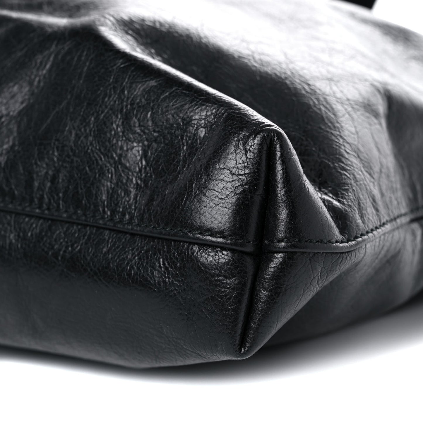 Fluffy Calfskin Morpheus Tote Bag Black