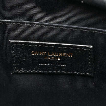 Saint Laurent Calfskin Matelasse Monogram Lou Camera Bag Dark Beige 6 of 15