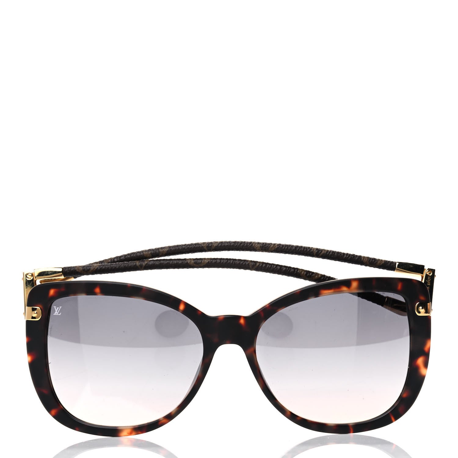 Louis Vuitton Monogram Charlotte Z0629E Sunglasses Dark Tortoise 5 of 6