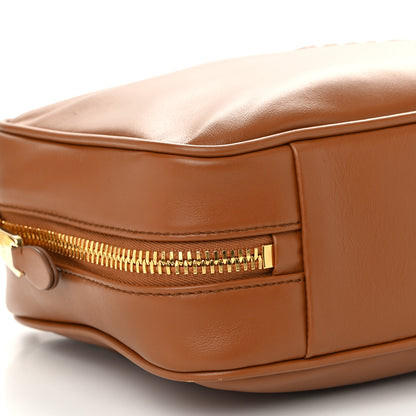 Miu Miu Soft Calf Softy Medium Beau Top Handle Bag Cognac 8 of 10