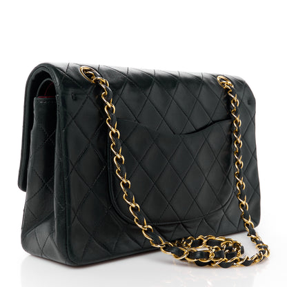 Chanel Lambskin Quilted Medium Double Flap Black 3 of 12