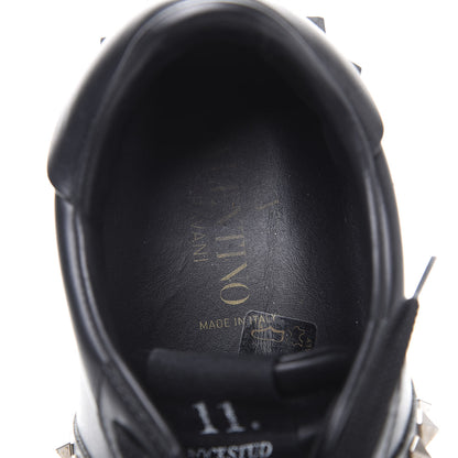 Valentino Garavani Calfskin Womens Rockstud Untitled Open Sneakers 40 Black 6 of 9