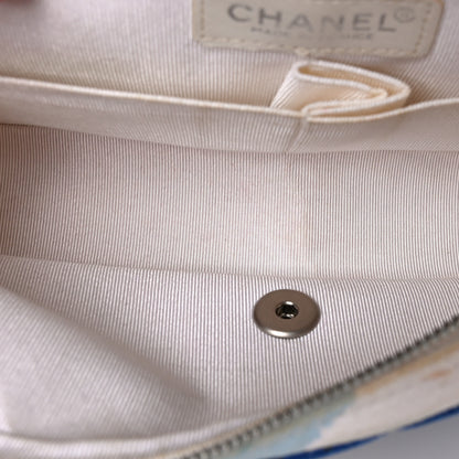 Chanel Canvas Square Quilted Surf Flap Multicolor 5 of 8