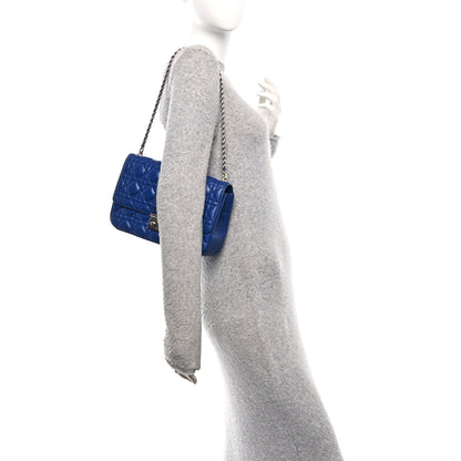 Christian Dior Lambskin Cannage Medium Miss Dior Flap Blue 2 of 10