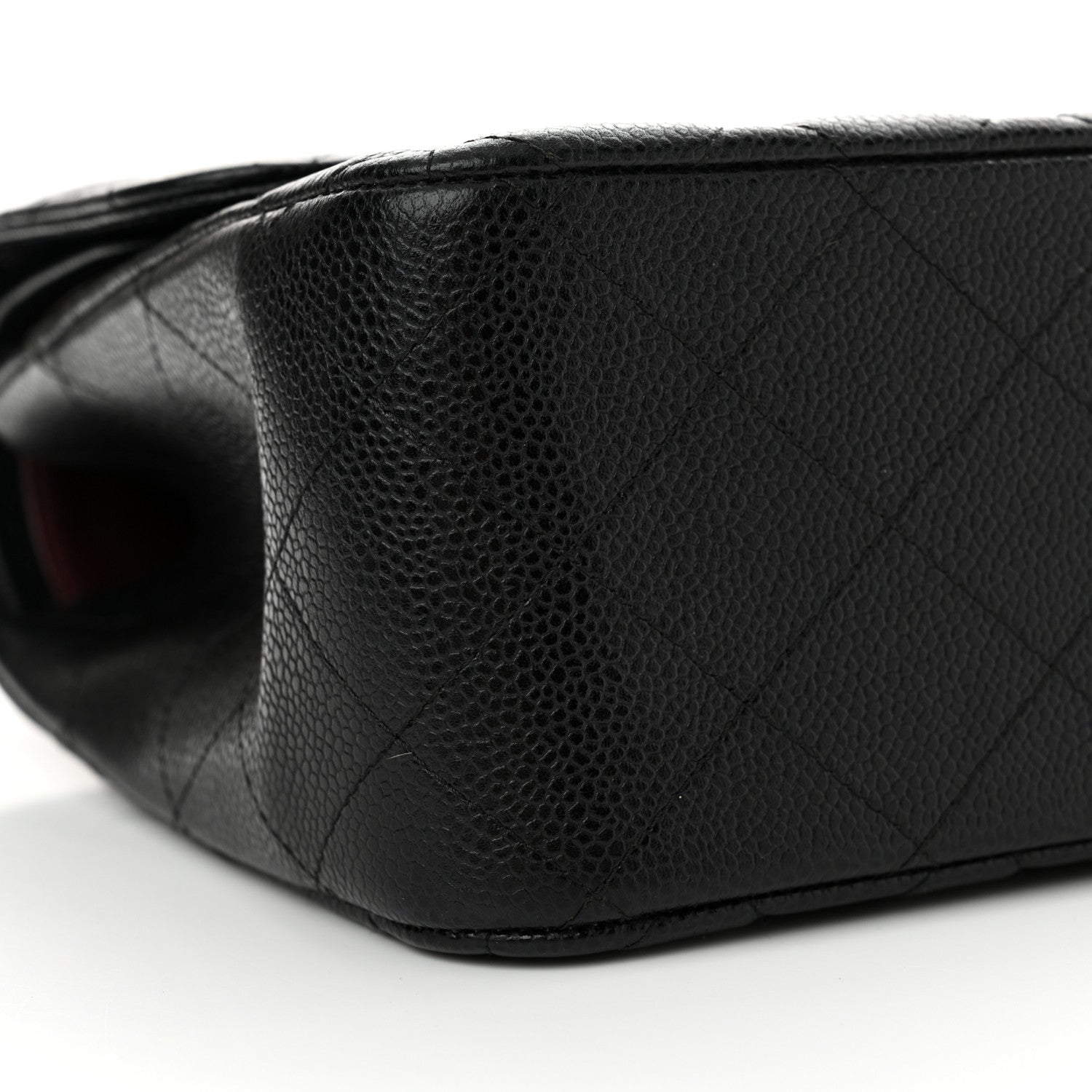 Chanel Caviar Quilted Jumbo Double Flap Black 9 of 13