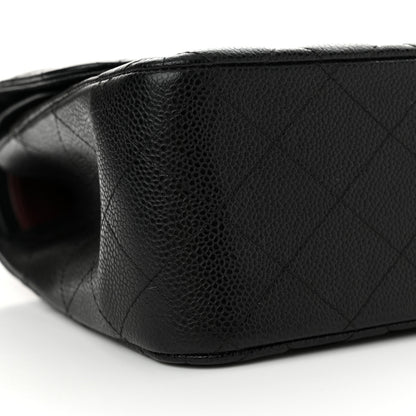 Chanel Caviar Quilted Jumbo Double Flap Black 9 of 13