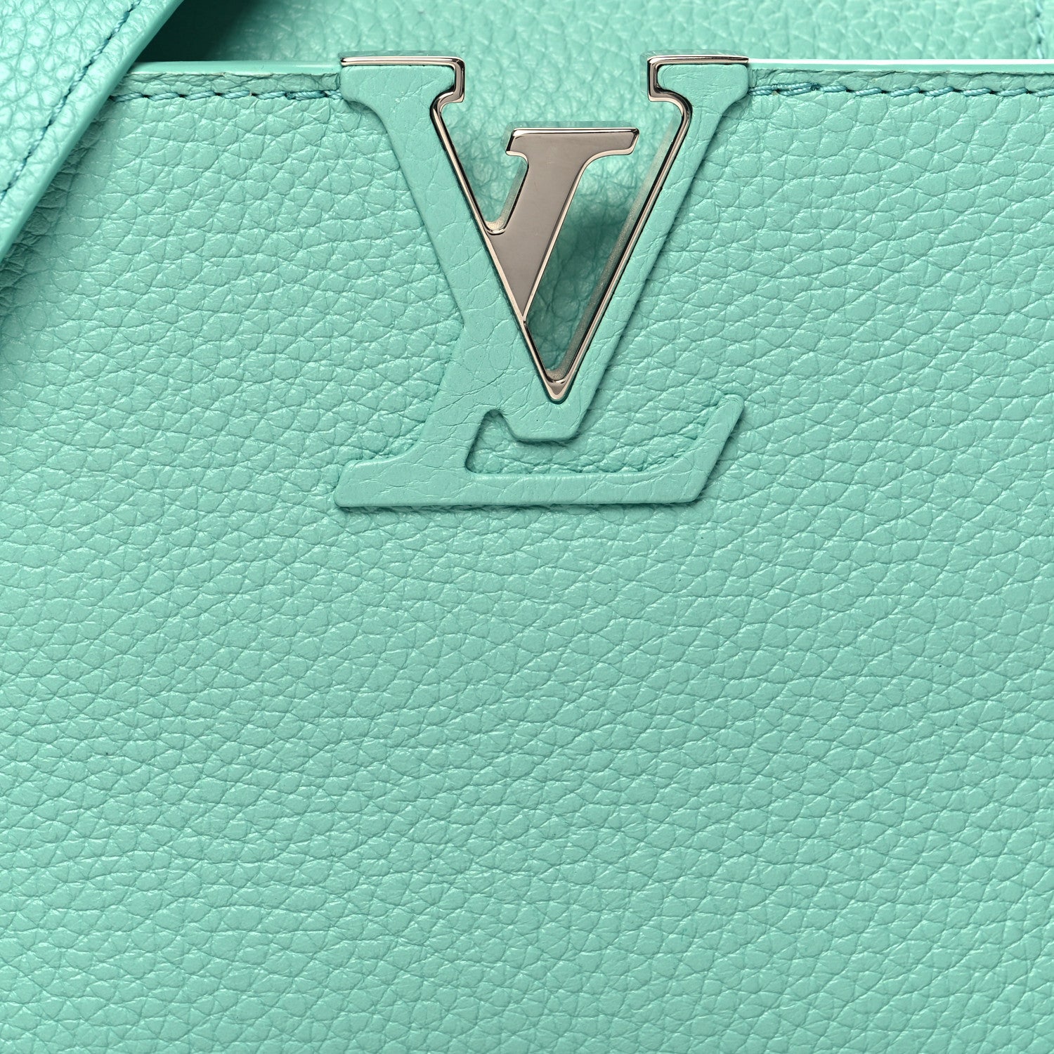 Louis Vuitton Taurillon Mini Capucines Miami Green 7 of 9