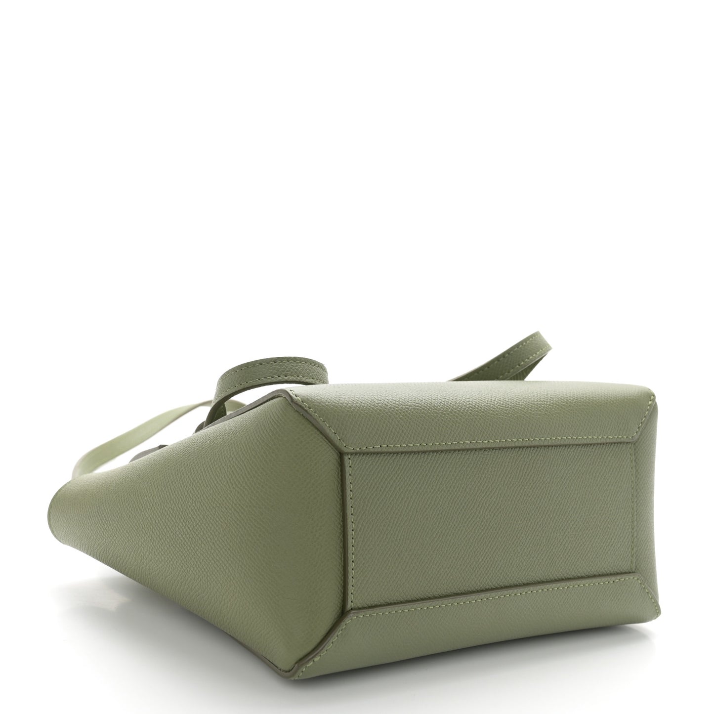 Grained Calfskin Nano Belt Bag Light Khaki