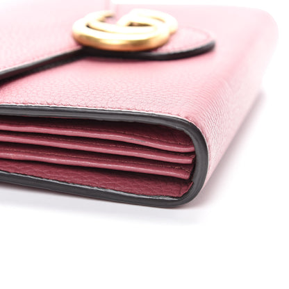 Gucci Cellarius Calfskin GG Marmont Chain Wallet Dry Rose 12 of 12