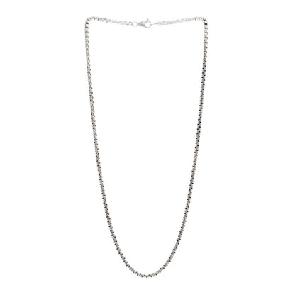 David Yurman Sterling Silver 3.6mm Box Chain Necklace 22" 3 of 4