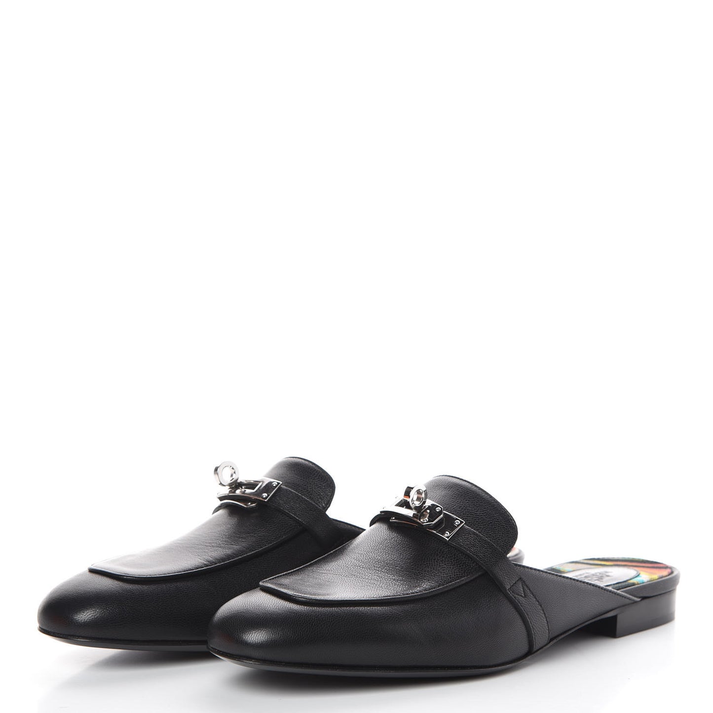 Goatskin Oz Mules 38.5 Black
