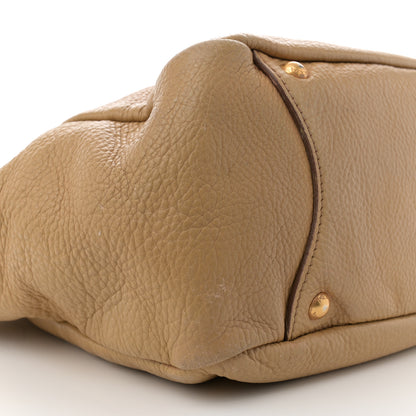 Prada Vitello Daino Side Pocket Hobo Noisette 8 of 17