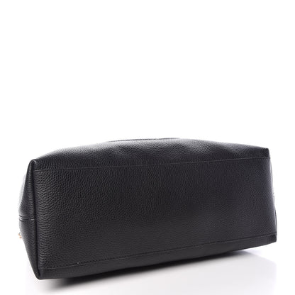Gucci Pebbled Calfskin Medium Soho Chain Shoulder Bag Black 4 of 9