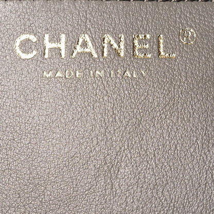 Chanel Suede Quilted Small Chanel 25 Handbag Grey 6 of 16