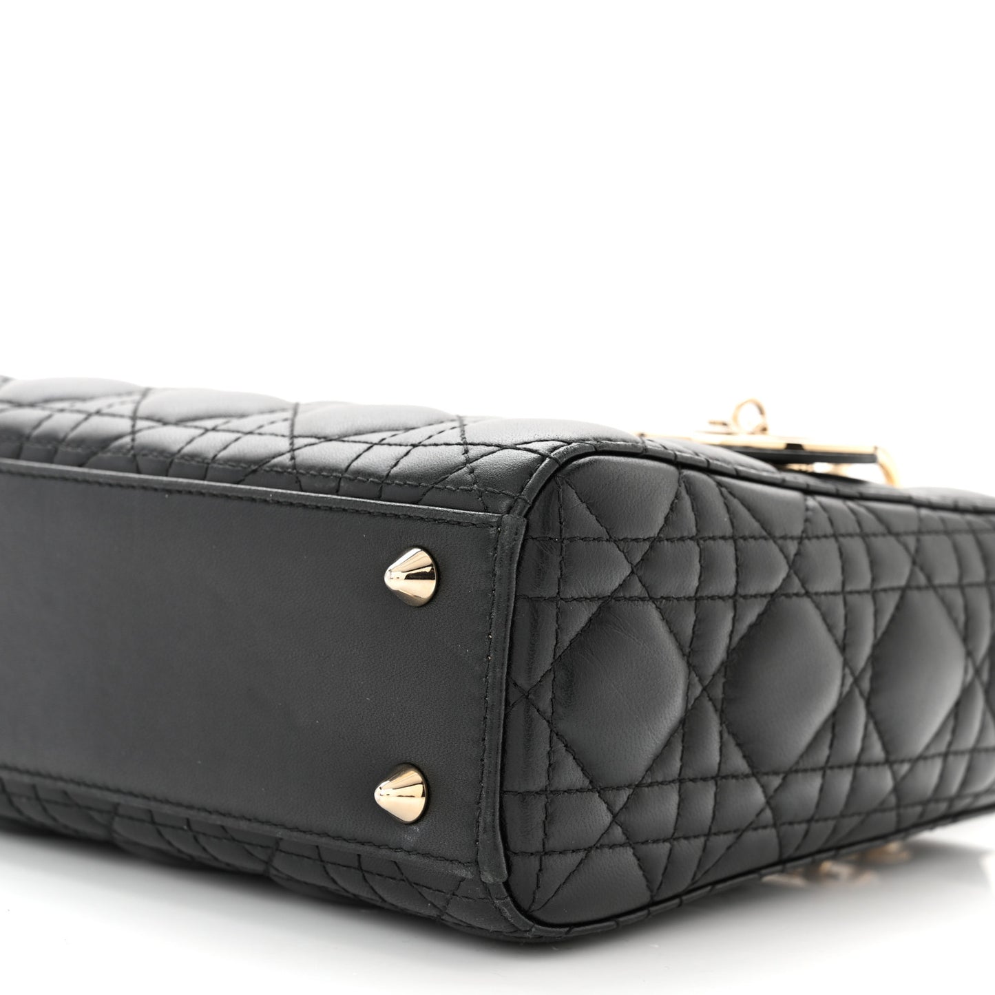 Lambskin Cannage Small My ABCDior Lady Dior Black
