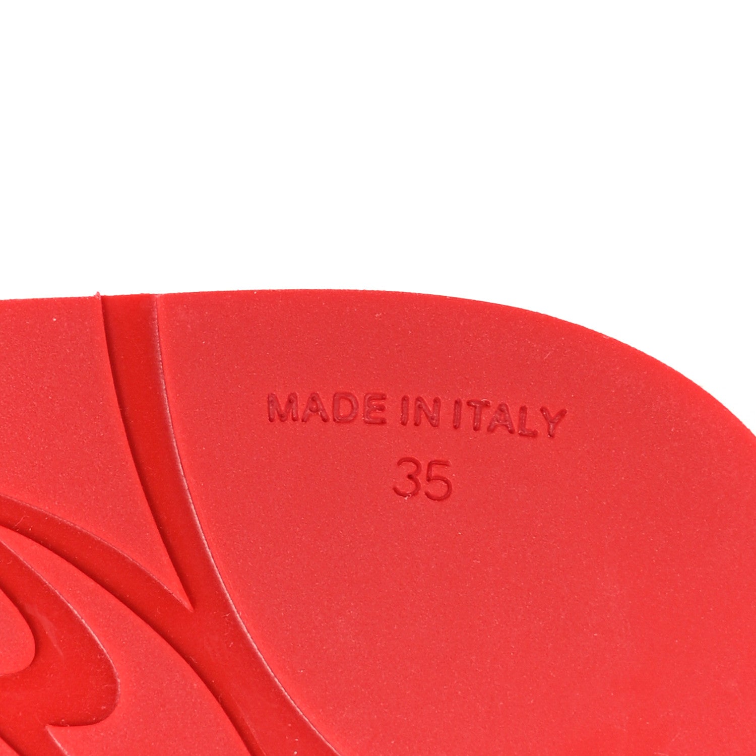 Christian Louboutin Rubber Spike Loubi Flip Donna Flip Flops 35 Brown 7 of 7