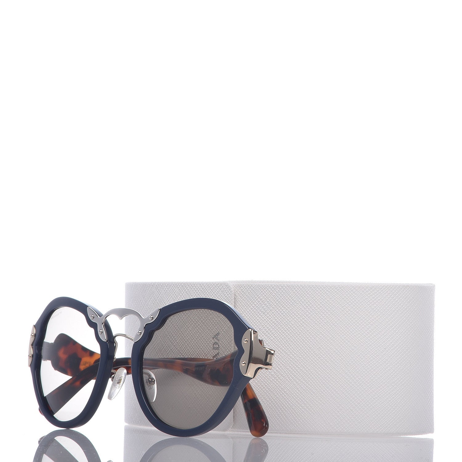 Prada Sunglasses SPR 09T Blue Tortoise 7 of 7
