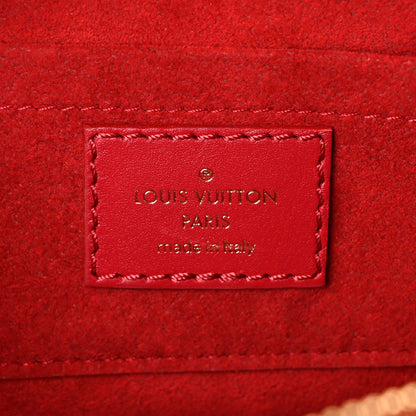 Louis Vuitton Calfskin Embellished New Wave Love Lock Heart Bag Ecarlate 6 of 8