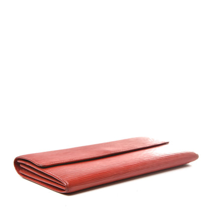 Louis Vuitton Epi Sarah Wallet Coquelicot 4 of 18