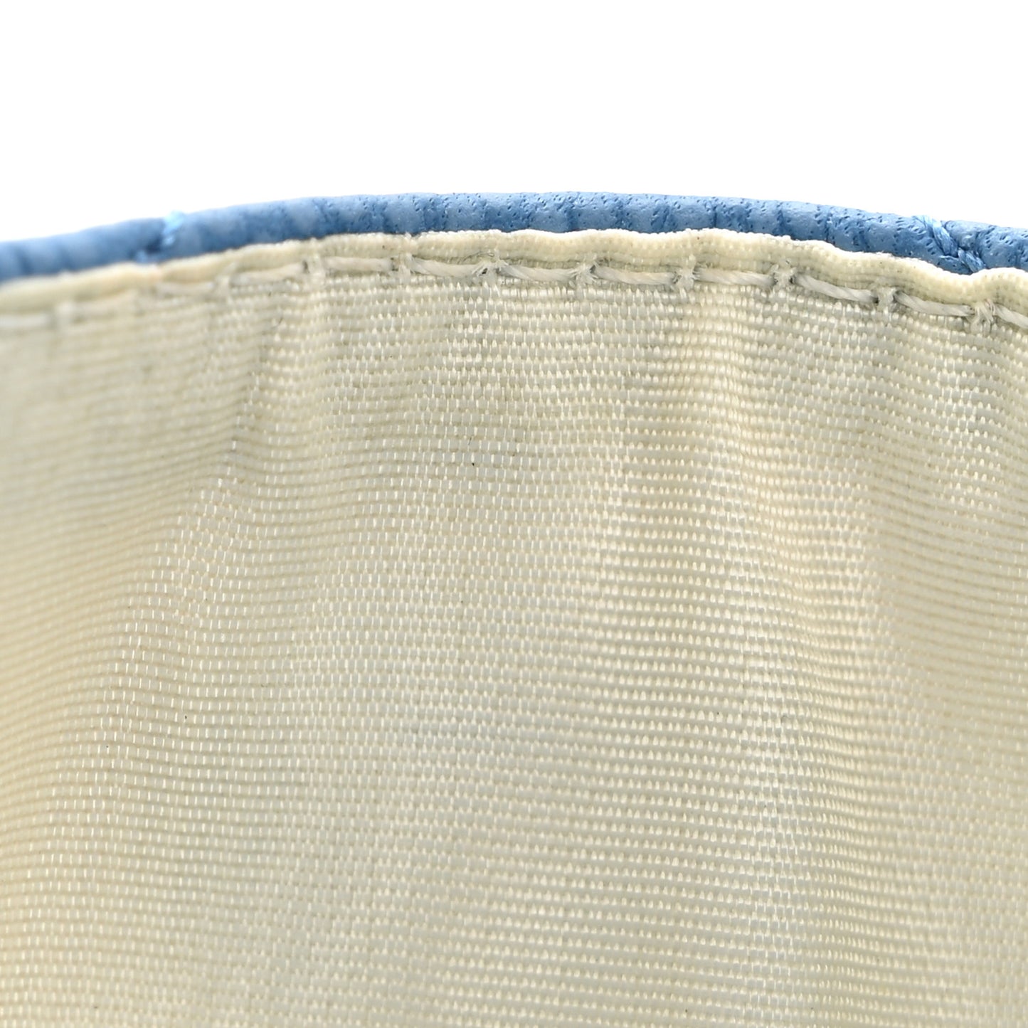 Caviar Chevron Quilted Card Holder Blue