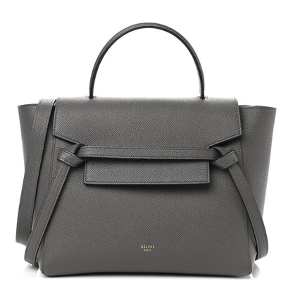 Celine Grained Calfskin Micro Belt Bag Grey 1 of 8