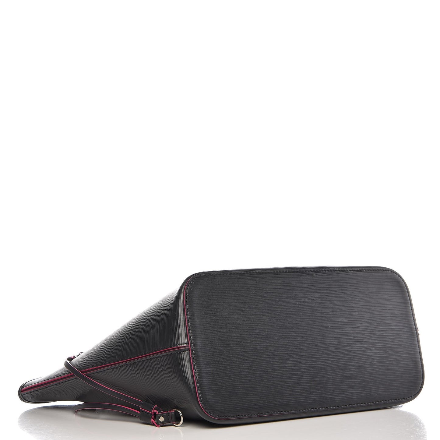 Epi Neverfull MM Black Hot Pink