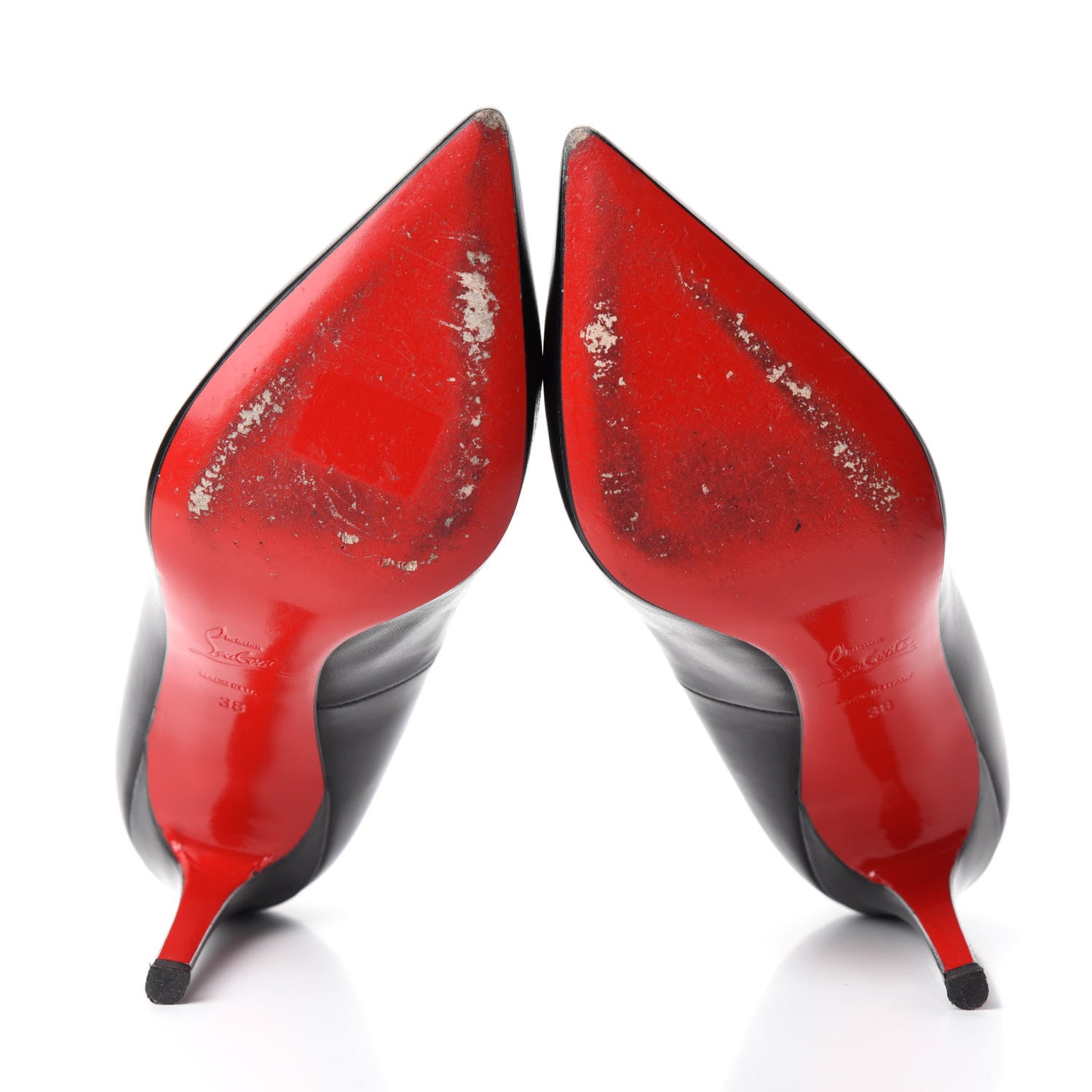 Christian Louboutin Shiny Nappa Pigalle 100 Pumps 38 Black 5 of 10