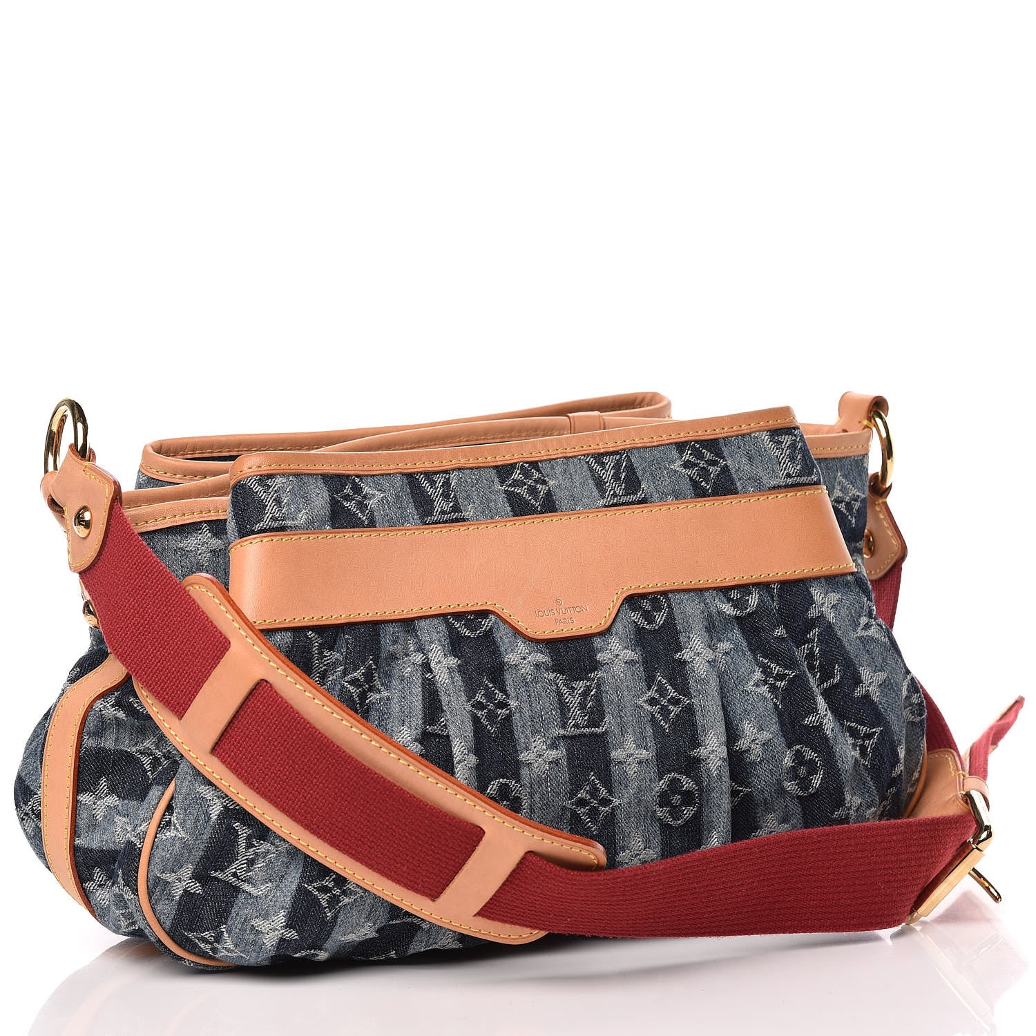 Louis Vuitton Denim Raye Porte Epaule MM 4 of 13