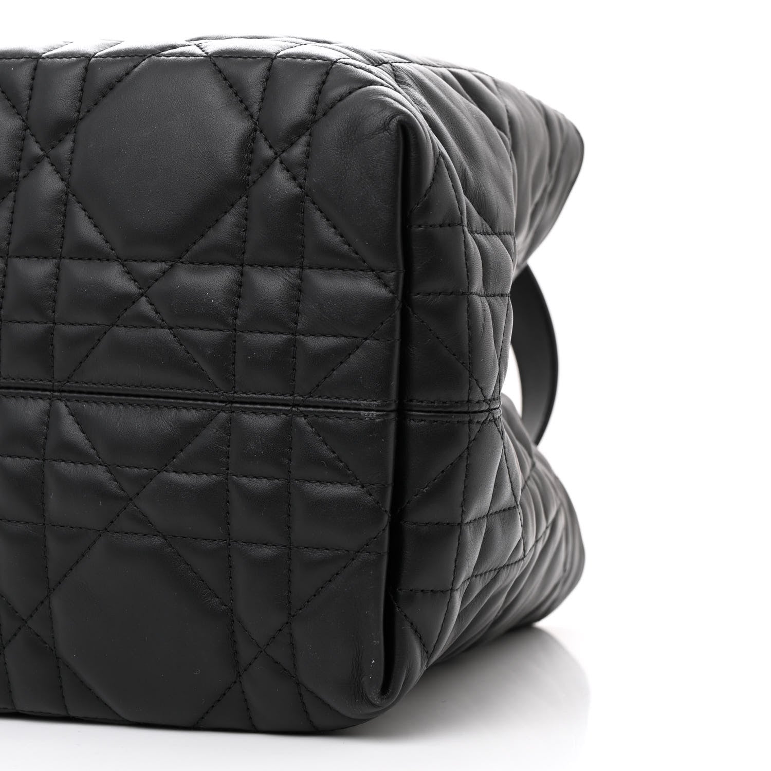 Christian Dior Calfskin Macrocannage Medium Toujours Black 12 of 13