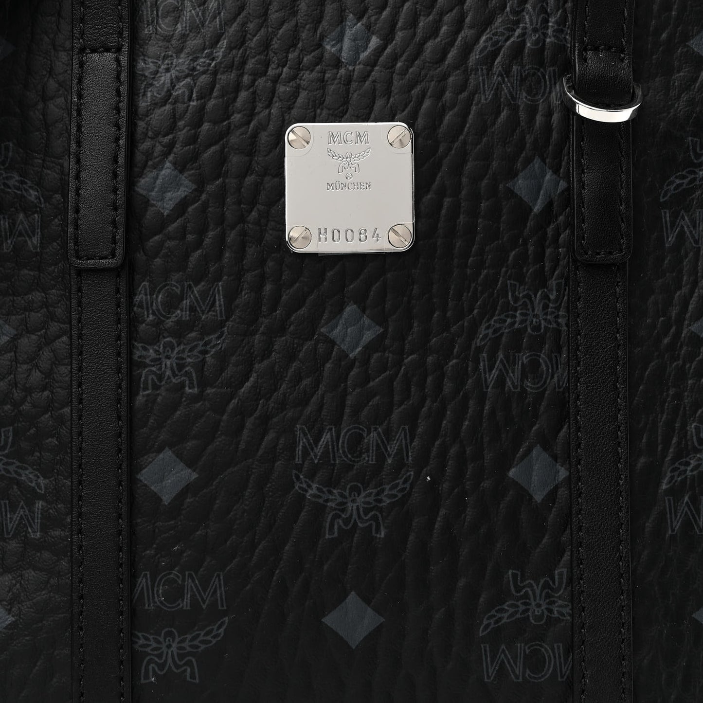 Visetos Mini Aren Top Zip Shopper Tote Black