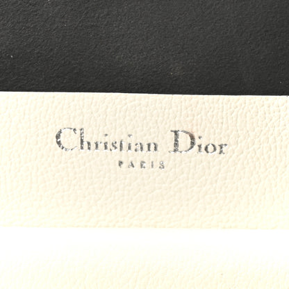 Christian Dior Supple Grained Calfskin Large Open Bar Tote White 6 of 9