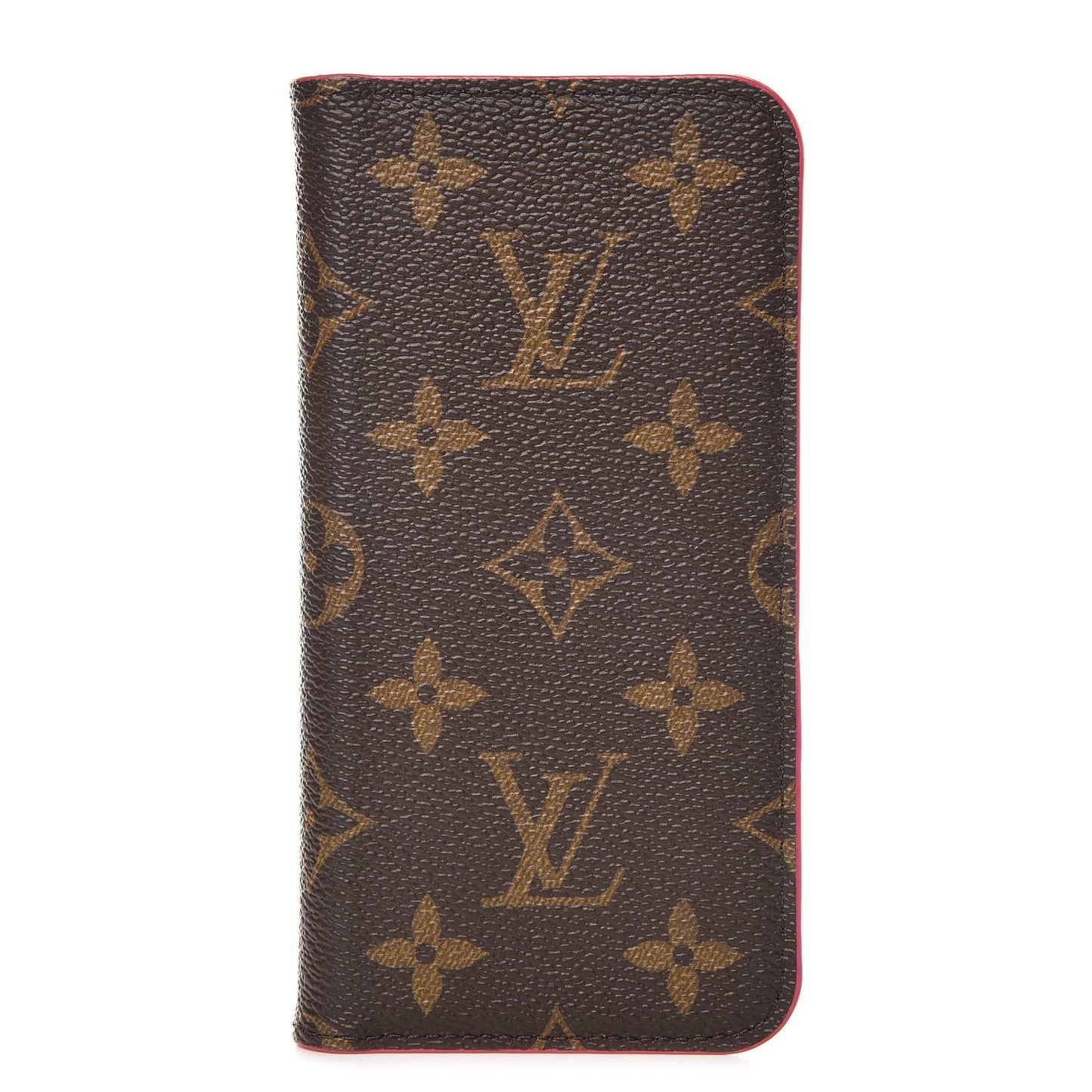 Monogram iPhone X Folio Case Rose Pop
